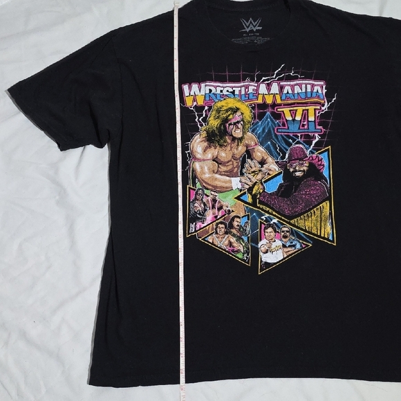 WWE WrestleMania Graphic Black Tee - Picture 7 of 8